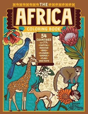 The Africa Coloring Book by Racine, Jen