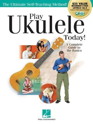 Play Ukulele Today! All-In-One Beginner's Pack: Includes Book 1, Book 2, Audio & Video by Tagliarino, Barrett