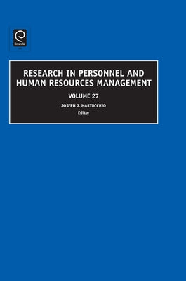 Research in Personnel and Human Resources Management by Martocchio, Joseph J.