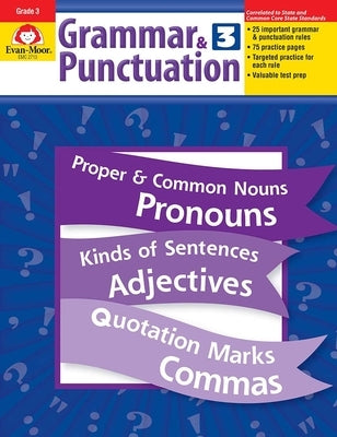 Grammar & Punctuation, Grade 3 Teacher Resource by Evan-Moor Corporation