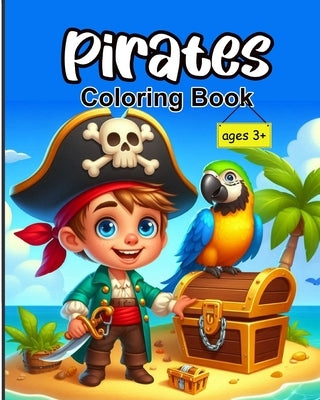Pirates Coloring Book: A Swashbuckling Coloring Adventure for Kids Ages 3+ by &. Co, Rainbow Scribbles
