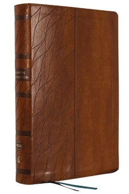 Nkjv, Encountering God Study Bible, Leathersoft, Brown, Red Letter, Thumb Indexed, Comfort Print: Insights from Blackaby Ministries on Living Our Fait by Blackaby, Henry