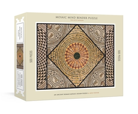 Mosaic Mind Bender 500-Piece Puzzle: An Ancient Roman Mosaic Jigsaw Puzzle & Mini-Poster: Jigsaw Puzzles for Adults by The Getty