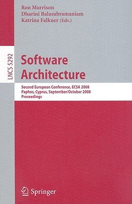 Software Architecture by Morrison, Ronald