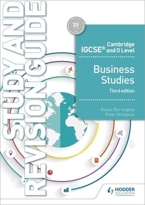 Cambridge Igcse and O Level Business Studies Study and Revision G by Borrington, Karen