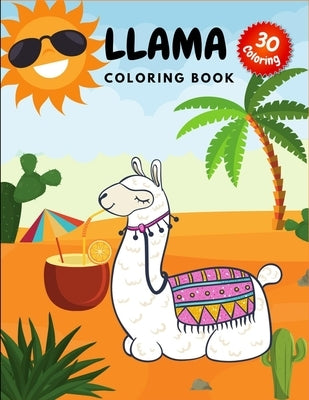 Llama Coloring Book: Crazy Colouring Book for Kids and Adults by Books, My Rainbow