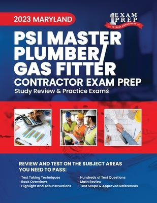 2023 Maryland PSI Master Plumber Gasfitter: 2023 Study Review & Practice Exams by Inc, Upstryve