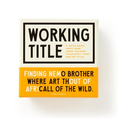 Working Title Game by Brass Monkey, Brass
