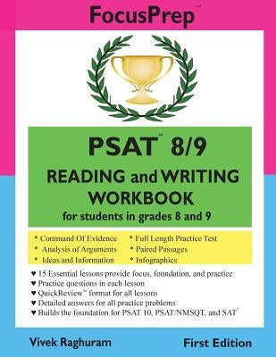 PSAT 8/9 READING and WRITING Workbook: for students in grades 8 and 9 by Raghuram, Vivek