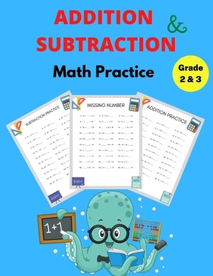 Addition and Subtraction Math Practice Grade 2&3: Math Game Book with Subtracting and Adding Double Digits by Graham, Susan