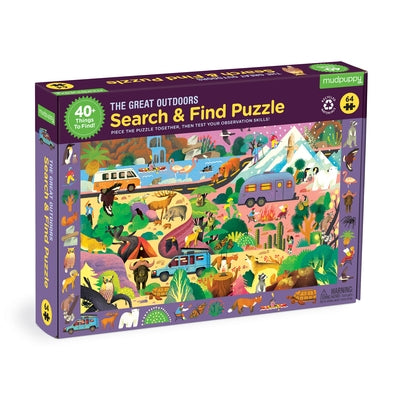 The Great Outdoors 64 PC Search and Find Puzzle by Mudpuppy