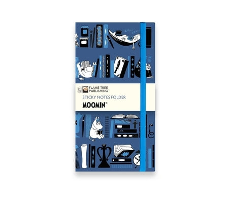 Moomin Bookshelves Flame Tree Sticky Notes Folder by Flame Tree Studio