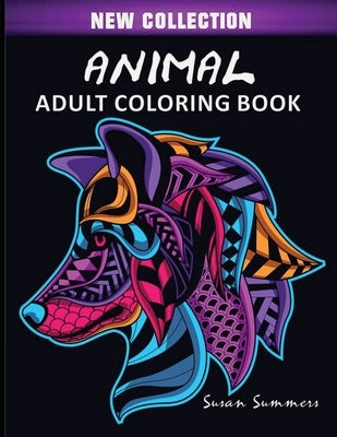 Animal Adult Coloring Book by Summers, Susan