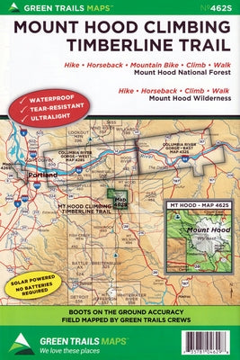 Mount Hood Climbing, or No. 462sx by Maps, Green Trails