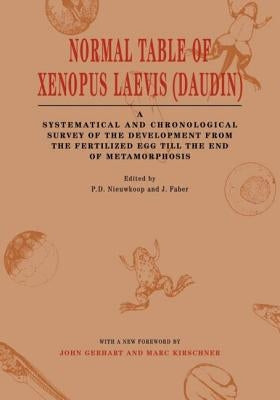 Normal Table of Xenopus Laevis (Daudin): A Systematical & Chronological Survey of the Development from the Fertilized Egg till the End of Metamorphosi by Faber, J.
