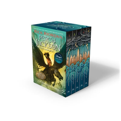 Percy Jackson and the Olympians 5 Book Paperback Boxed Set (W/Poster) by Riordan, Rick
