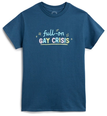 Heartstopper: Full-On Gay Crisis Unisex T-Shirt Large by Out of Print