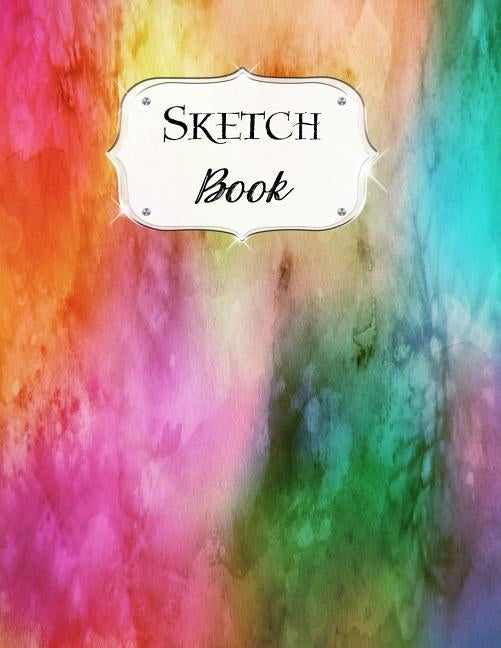 Sketch Book: Watercolor Sketchbook Scetchpad for Drawing or Doodling Notebook Pad for Creative Artists #10 Pink Orange Green by Artist Series, Avenue J.