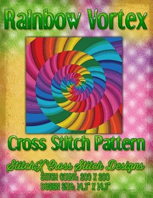 Rainbow Vortex Cross Stitch Pattern by Stitchx