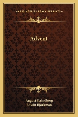 Advent by Strindberg, August