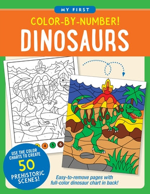 Color-By-Number! Dinosaurs by Zschock, Martha