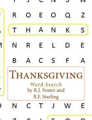 Thanksgiving: Word Search by Starling, B. F.