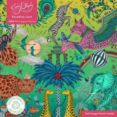 Adult Sustainable Jigsaw Puzzle Emma J Shipley: Paradise Lost: 1000-Pieces. Ethical, Sustainable, Earth-Friendly by Flame Tree Studio
