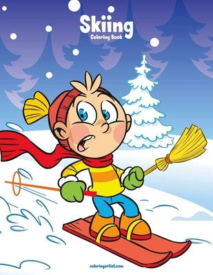 Skiing Coloring Book 1 by Snels, Nick