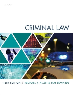 Criminal Law by Allen, Michael