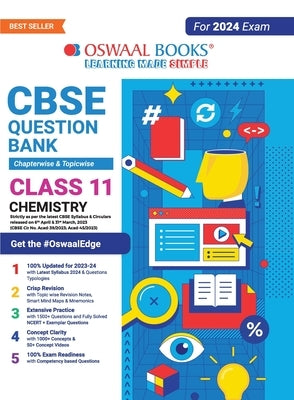 Oswaal CBSE Class 11 Chemistry Question Bank (2024 Exam) by Oswaal Editorial Board