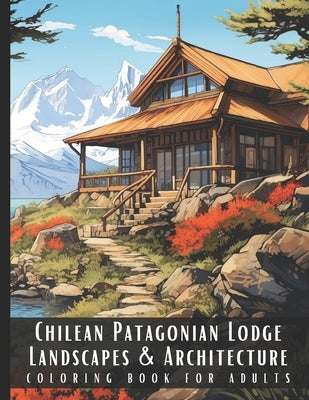 Chilean Patagonian Lodge Landscapes & Architecture Coloring Book for Adults: Beautiful Nature Landscapes Sceneries and Foreign Buildings Coloring Book by Palette, Artful