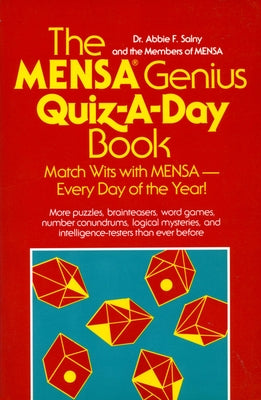 The Mensa Genius Quiz-A-Day Book by Salny, Abbie F.