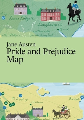 Jane Austen: Pride and Prejudice Map by Thelander, Martin