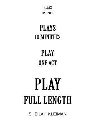 Plays by Kleiman, Sheilah