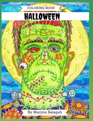 Halloween coloring book by Salagub, Maryna