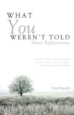 What You Weren't Told About Righteousness by Ramiah, David