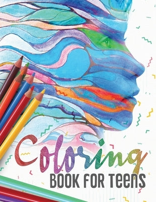 Teens Flower Colouring Book by Maze, Drake