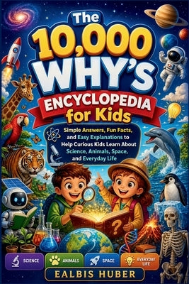 The 10,000 Why's Encyclopedia for Kids: Simple Answers, Fun Facts, and Easy Explanations to Help Curious Kids Learn About Science, Animals, Space, and by Huber, Ealbis