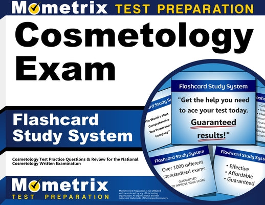 Cosmetology Exam Flashcard Study System: Cosmetology Test Practice Questions & Review for the National Cosmetology Written Examination by Cosmetology, Exam Secrets Test Prep Staf