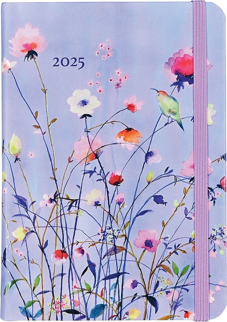 2025 Lavender Wildflowers Weekly Planner (16 Months, Sept 2024 to Dec 2025) by Wan, Lauren