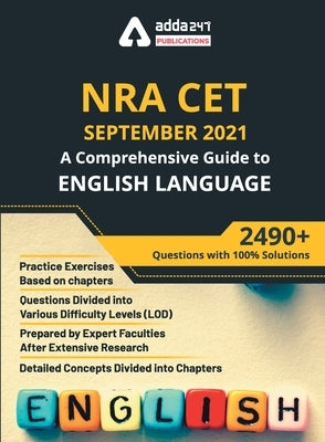A Comprehensive Guide to English Language for NRA CET Exam by Adda247