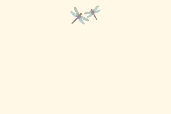 Blue Dragonflies Correspondence Cards (25 Cards, 26 Self-Sealing Envelopes) by 