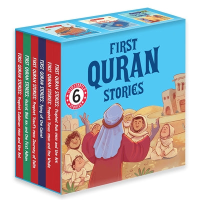 First Quran Stories (6 Books Box Set): An Illustrated Board Book Boxset Consisting Islam Story Books for Kids Values of Islam and the Holy Quran Ages by Books, Penguin
