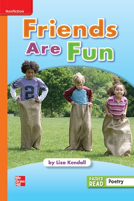 Reading Wonders Leveled Reader Friends Are Fun: Approaching Unit 1 Week 4 Grade 1 by McGraw Hill
