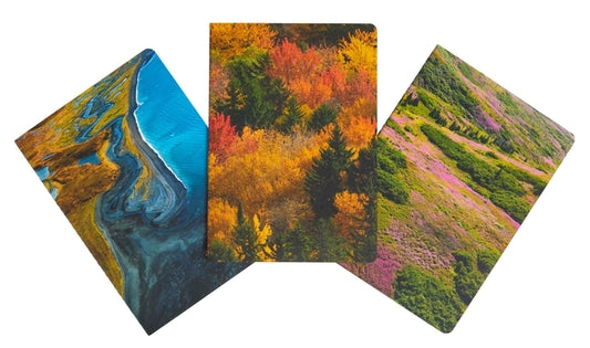 Refuge Sewn Notebook Collection (Set of 3): National Wildlife Refuge System (Gifts for Outdoor Enthusiasts and Nature Lovers, Journals for Hikers, Nat by Insights