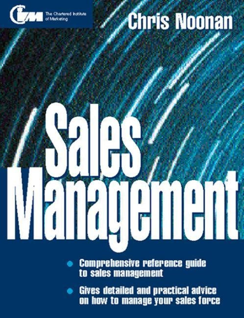 Sales Management by Noonan, Chris