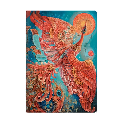 Firebird A4 Unlined Softcover Cahier, 80pg, 100gsm by Paperblanks (Birds of Happiness) by Paperblanks