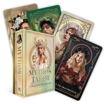 Mythos Tarot: Guidance from the Greek Gods (78 Gilded Cards and 128-Page Full-Color Guidebook) by Elias, Helena