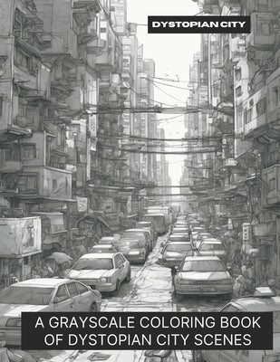 Dystopian City: A Grayscale Coloring Book of Dystopian City Scenes by Smokewell