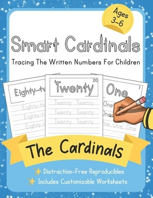 Smart Cardinals: Smart Word Tracing For Children. Distraction-Free Reproducibles for Teachers, Parents and Homeschooling by Workbooks, Elite Schooler